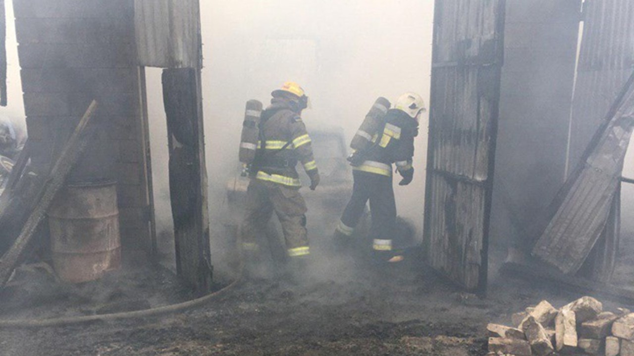 У Луцьку рятувальники погасили пожежу в гаражі 