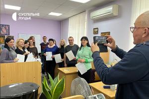 Команда Суспільне Луцьк написала Радіодиктант національної єдності-2023